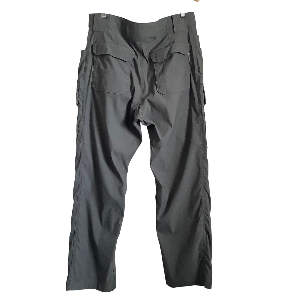 Duluth Trading Co Mens Dry on the Fly Relaxed Fit Cargo Pants Gray 34x30 Stretch - Picture 6 of 14